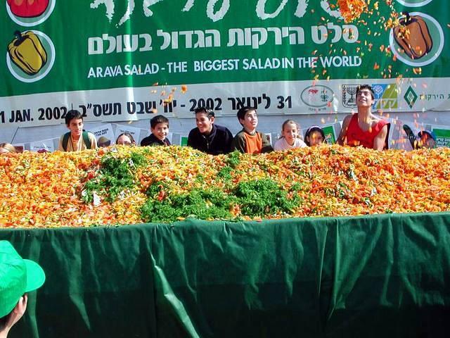 !הסלט שלנו - הכי גדול בעולם