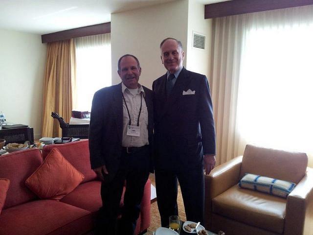 עזרא רבינס ורון לאודר, יו"ר JNF ארה"ב