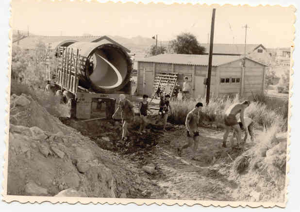 הצינור ששימש מקלט במלחמת ששת הימים