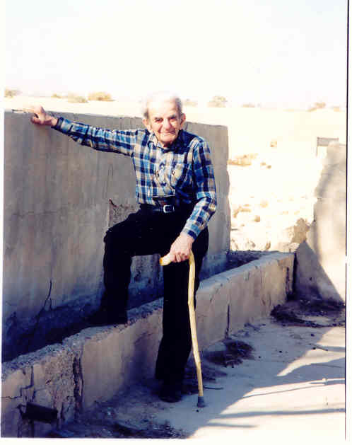 יצחק לוקשבסקי הגנן הראשון של עין חוסוב בשנות ה- 50