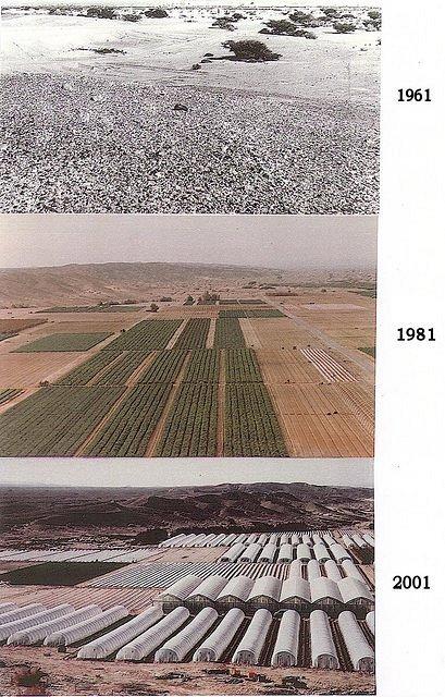 מבט מג'בל חופרה, לאורך השנים