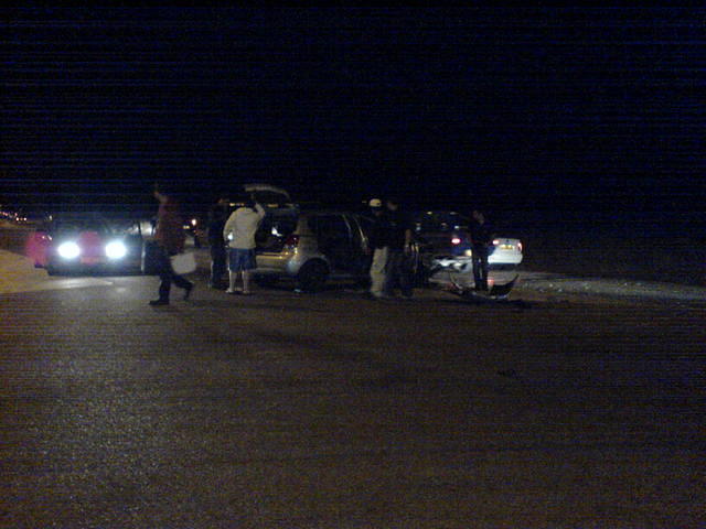 תאונה על כביש הערבה צילום: גידי קליין