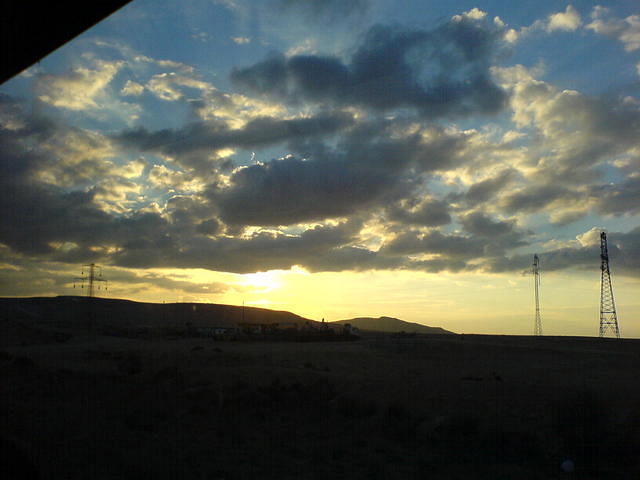 עננים בעין יהב צילום: גידי קליין