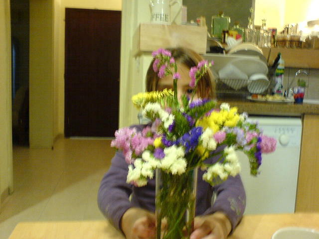 מאחורי הפרחים צילום: גידי קליין