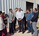 חיים אורון - שר החקלאות והשגריר הבורמזי.